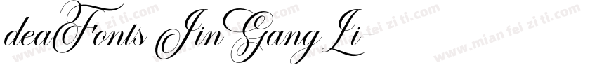 deaFonts JinGangLi字体转换